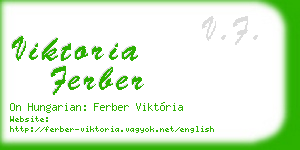 viktoria ferber business card